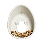 essential window feeder 25cm fibrous grey